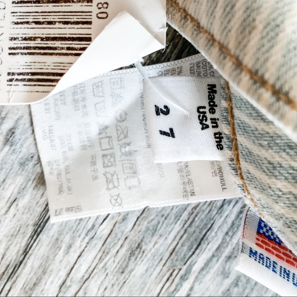 NBW American Apparel Striped Denim Jeans - Picture 9 of 11